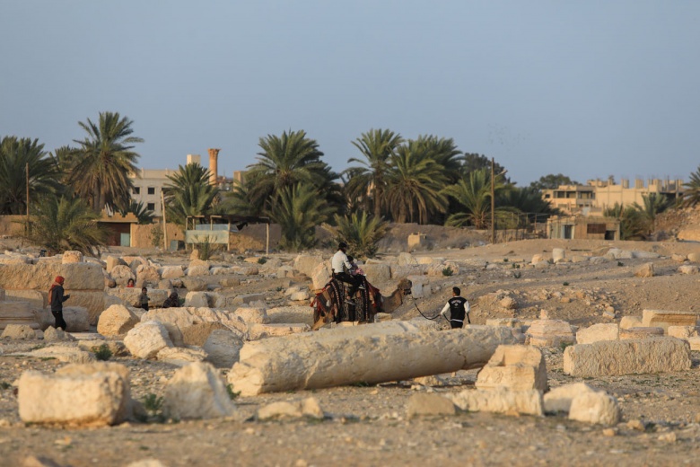 Palmyra Antik Kenti'nde savaşın izleri