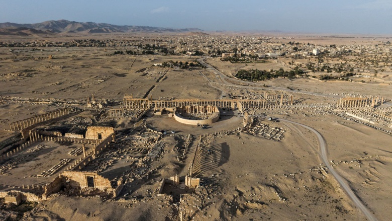 Palmyra Antik Kenti'nde savaşın izleri