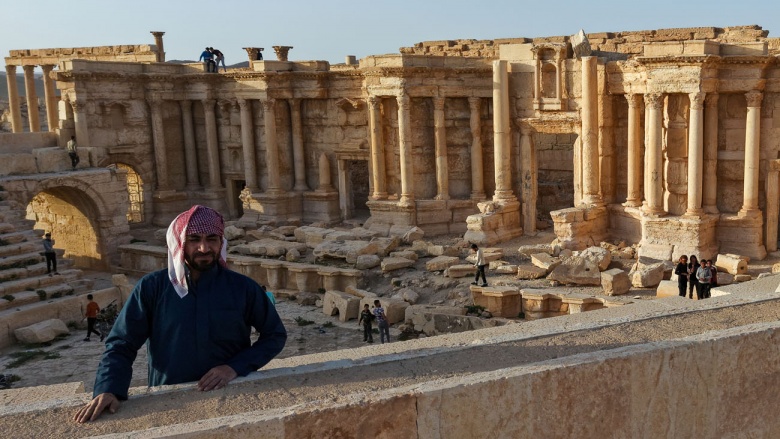 Palmyra Antik Kenti'nde savaşın izleri