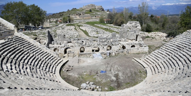 Tlos Antik Kenti restorasyonu
