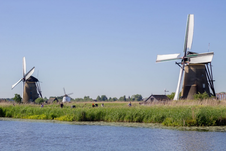 Hollanda'da Ulusal Değirmen Günü'nde yüzlerce değirmen ziyarete açıldı