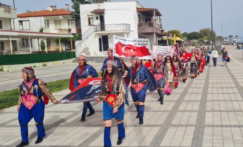 Edremit’te, Antandros Antik Fest coşkusunun ilk gününden renkli manzaralar