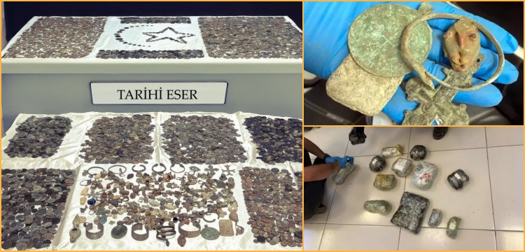 Bir TIR'da Türkiye'den Polonya'ya kaçırılan çoğu sikke 12.770 tarihi eser yakalandı