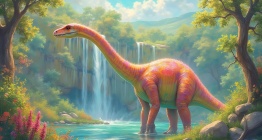 Fosilin midesinden çıkan bitkiler uzun boyunlu dinozorların nasıl beslendiğini gösterdi
