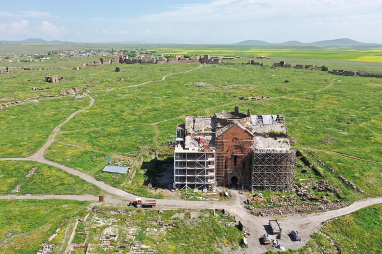 Ani Ören Yeri'ndeki Fethiye Camisi restore ediliyor