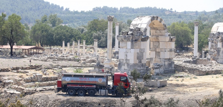 Stratonikei Antik Kenti Orman Yangınında Etkilendi