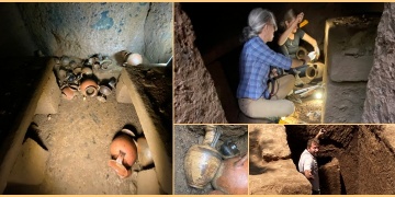 İtalyanın San Giuliano Platosunda 2.600 Yıldır mühürlü Etrüsk Mezar Odası bulundu