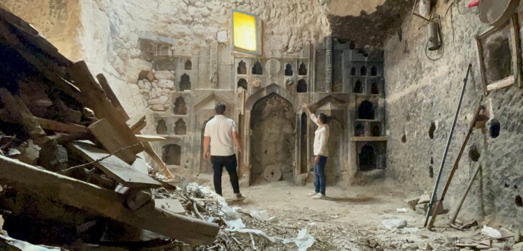 Nevşehirde varlığı unutulan tarihi caminin odunluk olarak kullanıldığı anlaşıldı