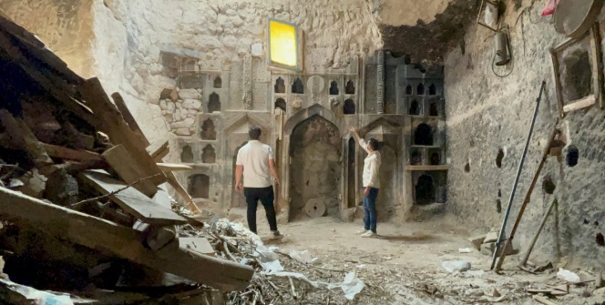 Kapadokyada Eretna Beyliği camisinin odunluk olarak kullanıldığı ortaya çıktı