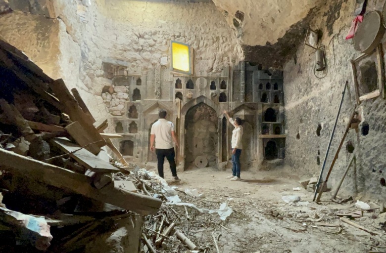 Kapadokya'da Eretna Beyliği camisinin odunluk olarak kullanıldığı ortaya çıktı