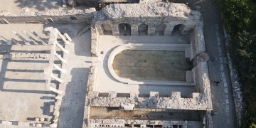 Stratonikeia Antik Kentindeki Roma Hamamında Restorasyon Tamamlandı