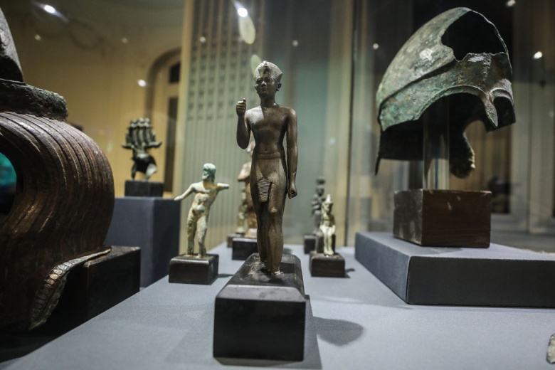 İskenderiye Müzesi'nde Batık Şehrin Sırları Sergisi Açıldı