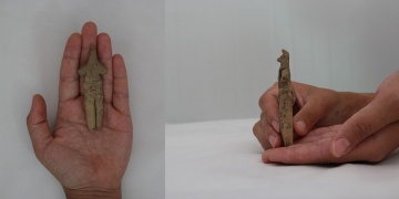 Ulucak Höyüğünde 8 Bin Yıllık Tilki Postlu Erkek Figürü Bulundu