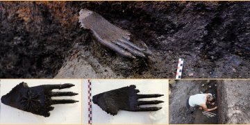 Rusyada bir bataklıktaki sazlık evlerde 6 Bin yıllık ahşap el bulundu