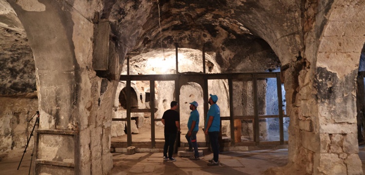 Nevşehir'deki Aya Maryeros Yer Altı Manastırı’nda Restorasyon Çalışmaları Başladı