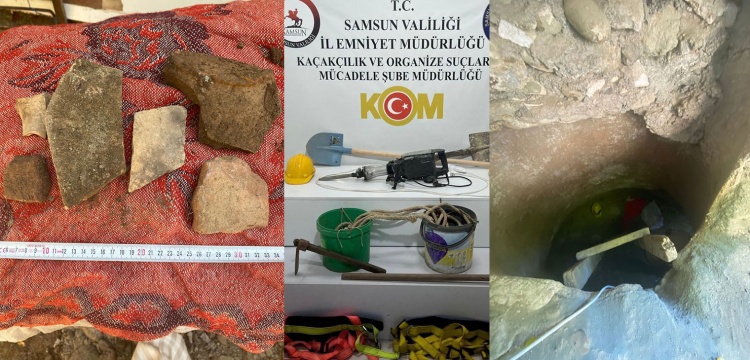 Define Rüyasıyla Başlayan Kaçak Kazı: Samsun’da Anne-Oğul Operasyonu