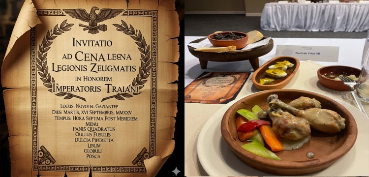 Zeugma’da Roma Lejyonlarına Saygı Duruşu: Traian Onuruna Askeri Cena Canlandırıldı