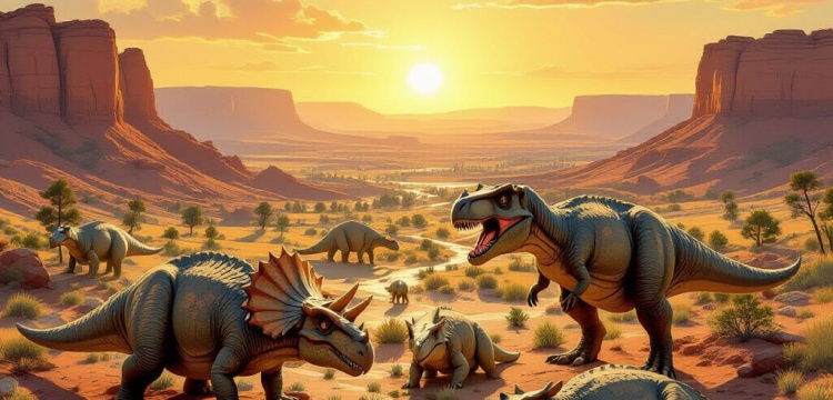 Soylarını kurutan göktaşı, dinozorları yeni ekosistemler oluştururken yakalamış!