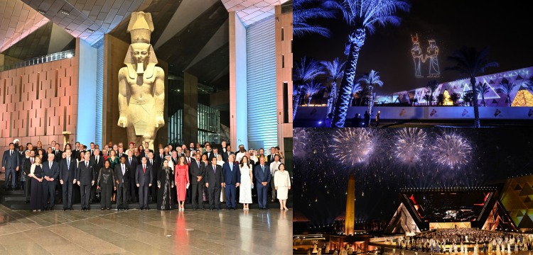 Mısır'ın 4. Piramidi Büyük Mısır Müzesi görkemli törenle açıldı