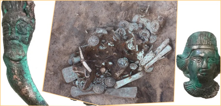 Ural dağlarında  iki kurgan arasında 2400 yıllık adak çukuru bulundu