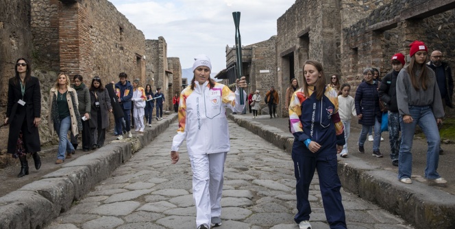 Olimpiyat Ateşi Pompeiide