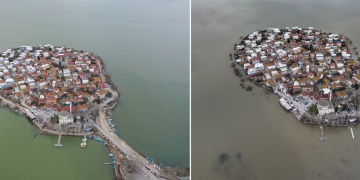 Bursa Uluabat Gölü Gölyazıda Kıyı Çizgisini Değiştirdi: Kuraklıktan Canlanmaya Geçiş