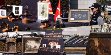 Beykoz ve Maltepede çok sayıda tarihi eser yakalandı ve 12 kişi göz altına alındı