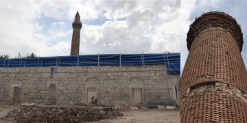 Sivas Ulu Camiide Kapsamlı Restorasyon: Eğik Minare Güçlendiriliyor