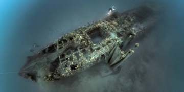Tarihi HMS Louise batığına koruma çalışmaları sonrası ilk dalış gerçekleştirildi