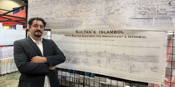 Melchior Lorckun 500 yıllık İstanbul Panoramasını Türk Ressam yeniden oluşturdu