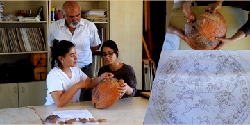Yalvaçta arkeologlar 1500 yıllık Danyal Peygamber tasvirli eşsiz bir kap buldu