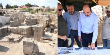 Asırlardır yalnız çizimi bilinen Konyadaki Selçuklu Kapısını arkeologlar ortaya çıkarıyor