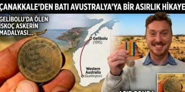 Geliboluda ölen İskoç askerin savaş madalyası 111 yıl sonra torunları ile buluştu