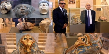 Beyrut Limanında Ele Geçirilen 37 Firavun Eseri Mısıra Geri Döndü