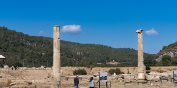 Klaros kehanet merkezinde kazı çalışmaları devam ediyor