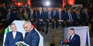 İtalyan Arkeoloji Misyonları Sempozyumuna katılan İtalya Kültür Bakanı Hierapolisi Gezdi