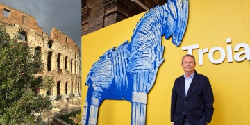 Roma Kolezyumda düzenlenen Troya ve Roma sergisi sona erdi