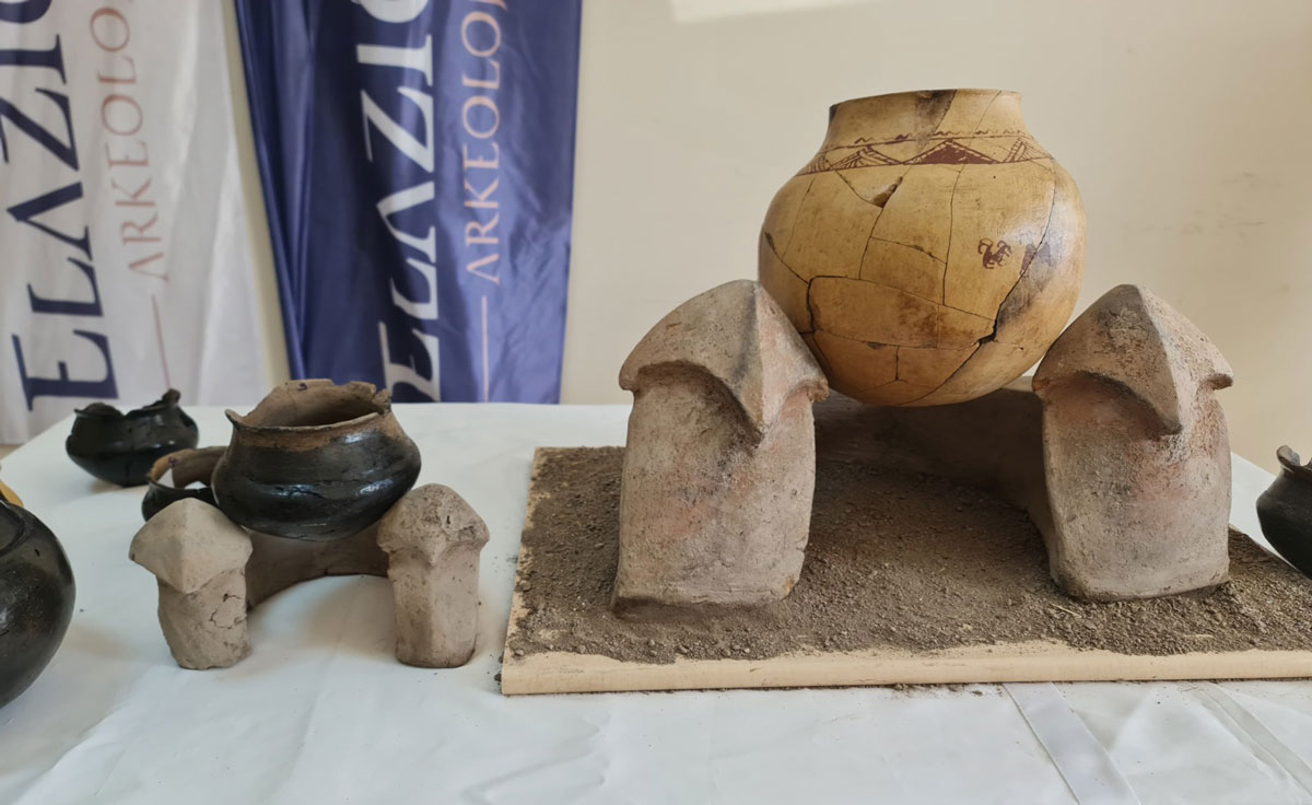 Elazığ'daki arkeolojik kazılarda bulunan iki kutsal ocak restore edildi